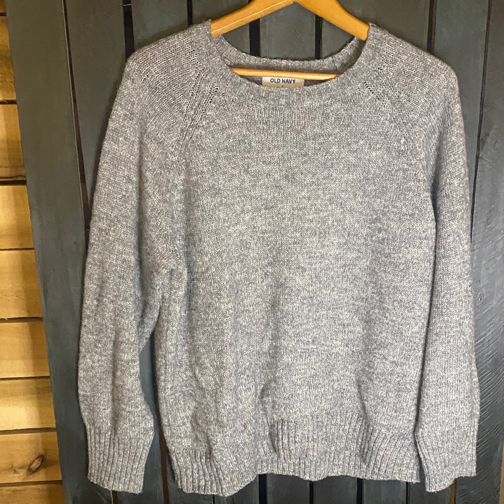 Old Navy Men's Heather Gray Crewneck Sweater size medium